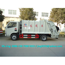 DFAC S3300 small garbage truck capacity 4-5 ton compression garbage truck on sale in South America